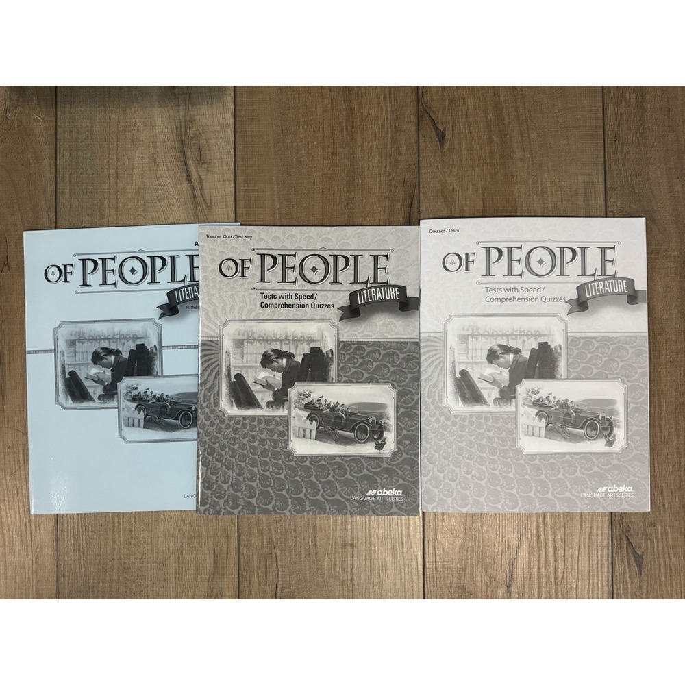 Abeka 7th Grade Of People Literature Text answer key student quiz test & key